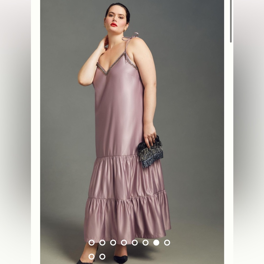 DHRUV KAPOOR TIERED V-NECK DRESS, brand new, size 3x